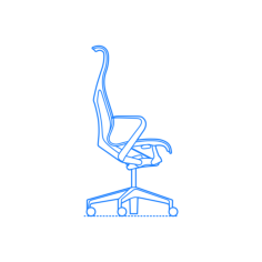 Furniture Office Chairs Desk Chairs High Back Cosm Chair Vinyl Svg File, Free Vectors File